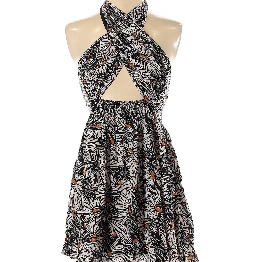 Free people halter neckline dress